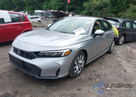 2025 Honda Civic Lx from USA, damaged, VIN 2HGFE2F27SH604760